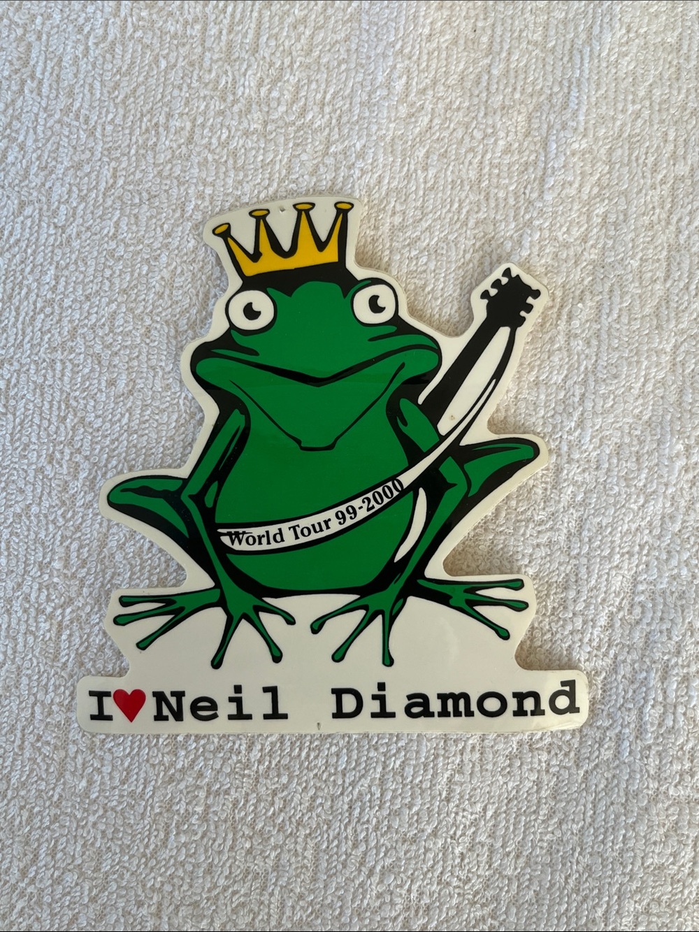 Collectors Neil Diamond World Tour 1999-2000 Sticker